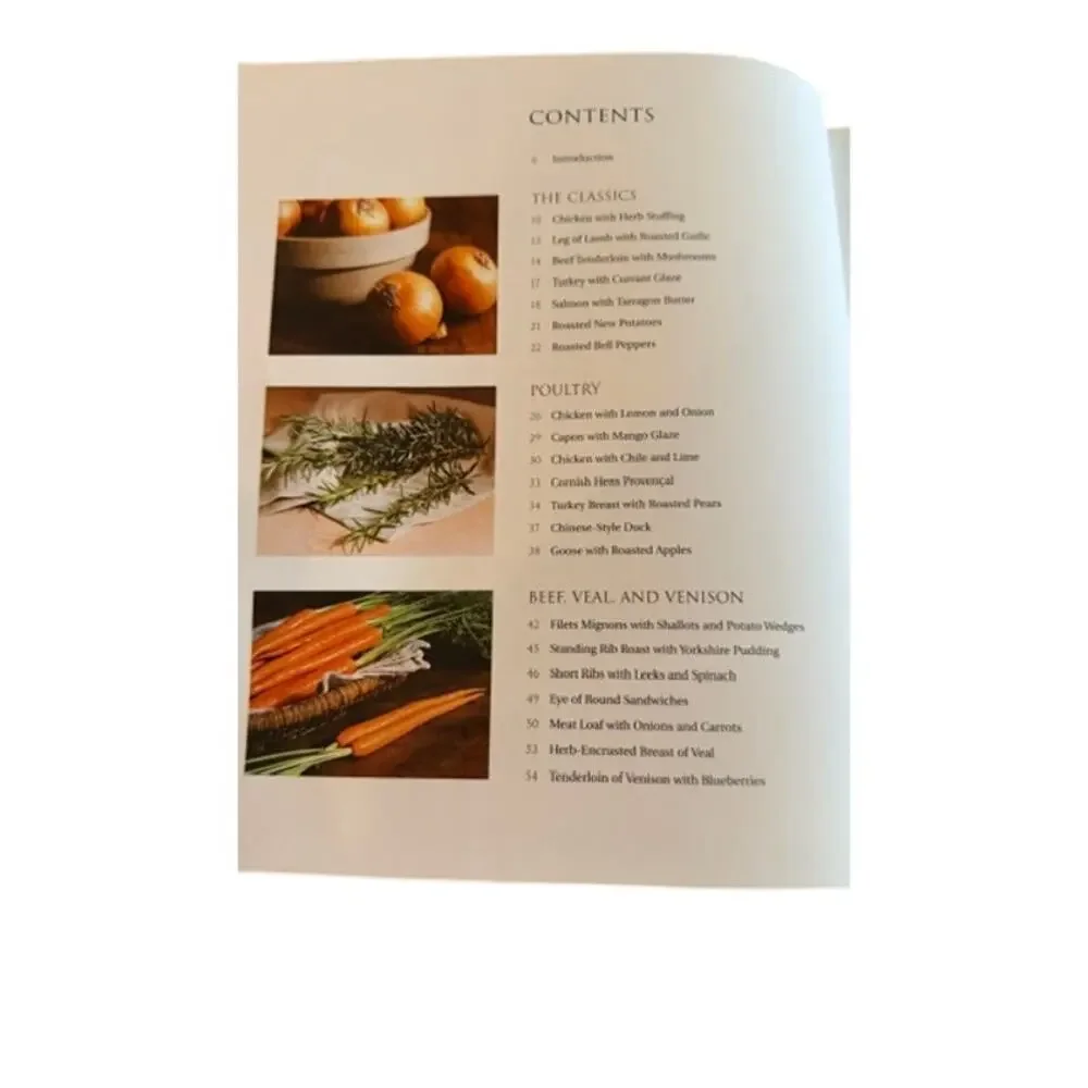 Williams-Sonoma Roasting Hardcover Cookbook Cooking Recipes
